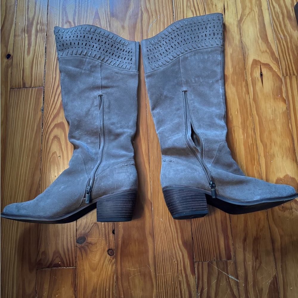 Lucky Brand Kaeliya knee high boots size 9.5, color brindle - Picture 2 of 5